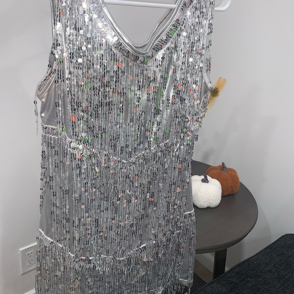 Flapper sequins tassels costume